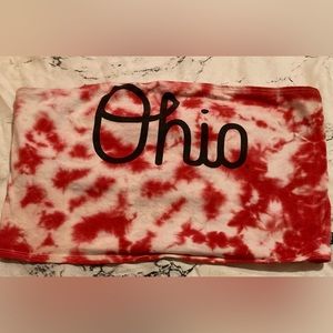 Tye dye Ohio State tube top